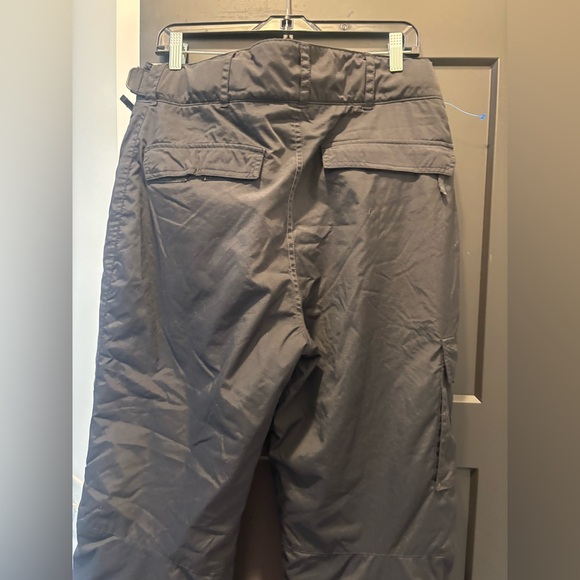 Columbia Mens Vertex Nylon Insulated Snow Ski Pants Bib Waterproof Black medium - Picture 8 of 13